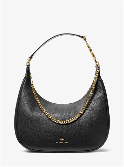 michael kors collection mia leather shoulder bag|shoulder bag Michael Kors outlet.